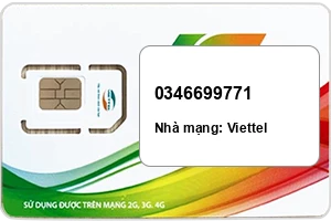 Sim Viettel 0346699771 