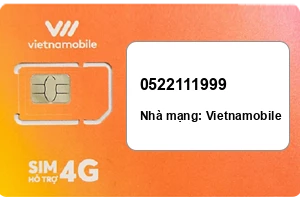 Sim Vietnamobile 0522111999 