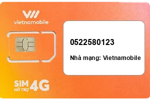 Sim Vietnamobile 0522580123 