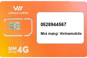 Sim Vietnamobile 0528944567 