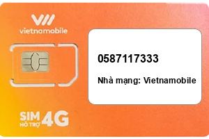 Sim Vietnamobile 0587117333 