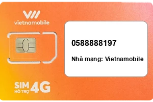 Sim Vietnamobile 0588888197 