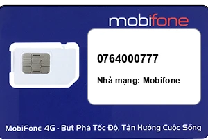 Sim Mobifone 0764000777 