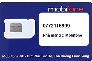 Sim Mobifone 0772116999