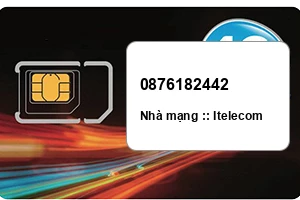 Sim ITelecom 0876182442 