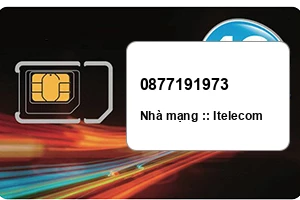 Sim ITelecom 0877191973 