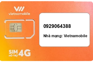 Sim Vietnamobile 0929064388 